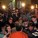 Murder suspect William Craig is surrounded by journalists assigned
to cover/conduct his trial.